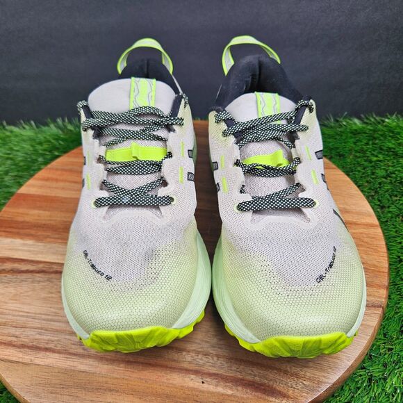 Asics Womens Gel Trabuco 12 Oatmeal Black Running Shoes Sneakers Size 8 1012B605 - Picture 6 of 12